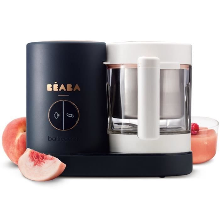 BEABA, Robot da cucina Babycook Neo 6 in 1 per alimenti per neonati, prodotto in Francia, blu notte