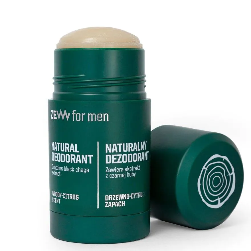 ZEW For Men z Czarną Hubą - Deo (M) Naturalny dezodorant w sztyfcie85 g