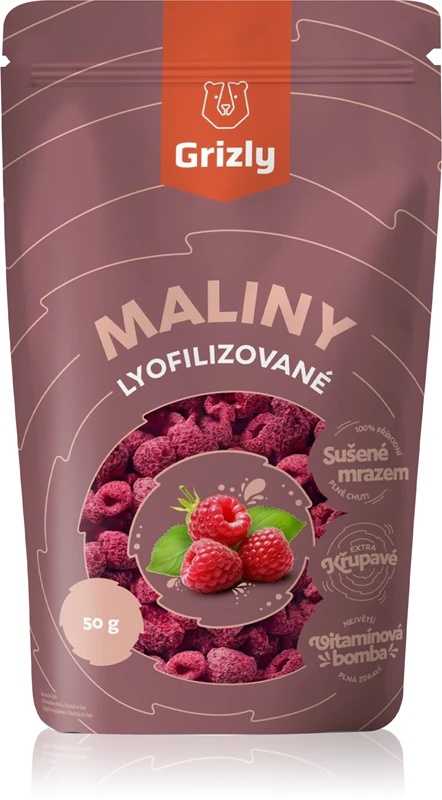 Grizly avietės, liofilizuoti džiovinti vaisiai