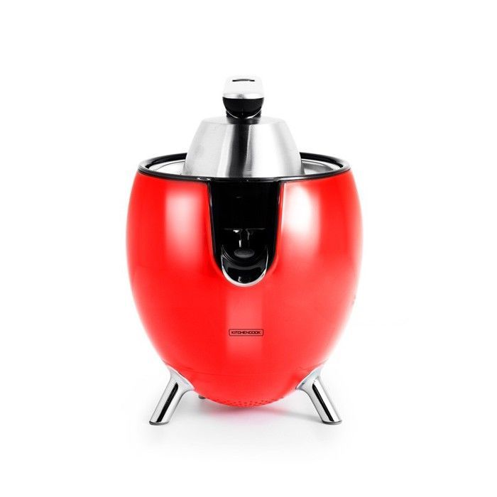 Kitchencook - 550ml Electric Citrus Juicer - 2 Pressing Cones - Articulated Arm - Pouring Spout - Stainless Steel Filter