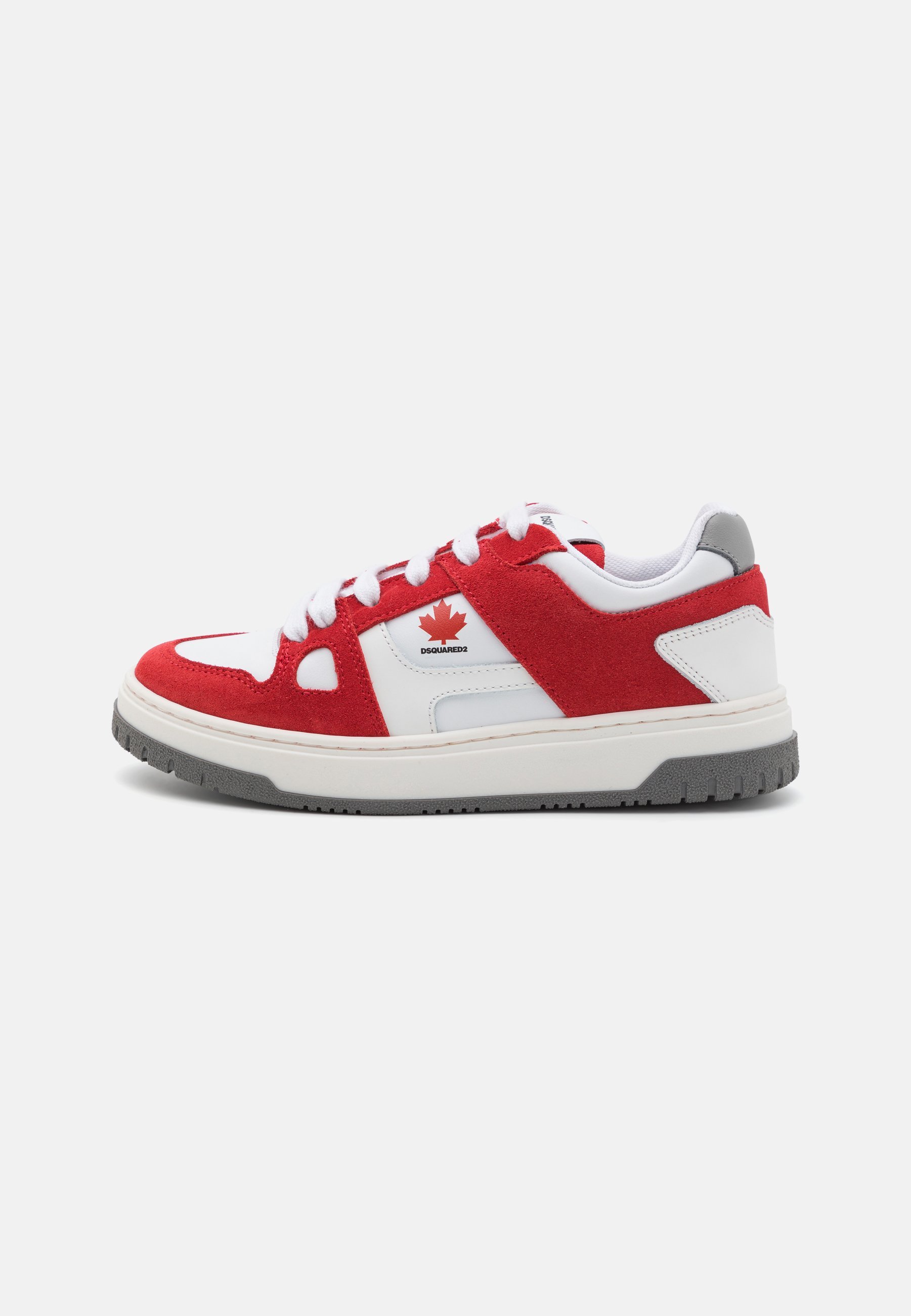 Dsquared2 UNISEX - Skateschoenen - wit/rood/grijs