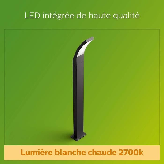 Poste PHILIPS SPLAY 12W color antracita