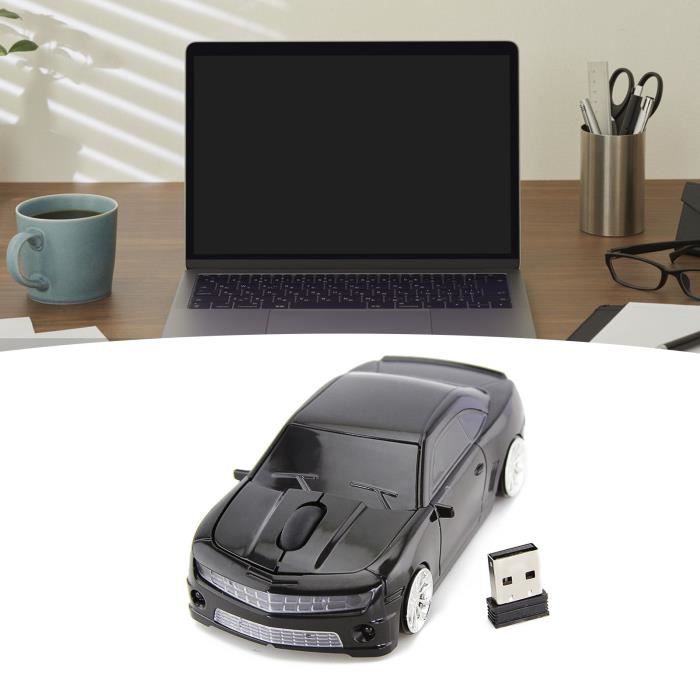 Wireless computer mouse - SURENHAP - Sports car - 2.4 GHz - High-precision sensor - Plug and play