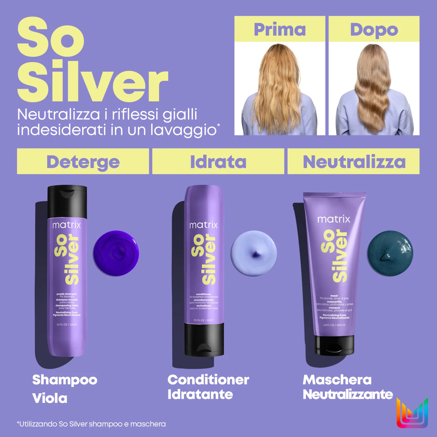 Total Results So Silver Purple Shampoo - Shampoo Protezione Colore