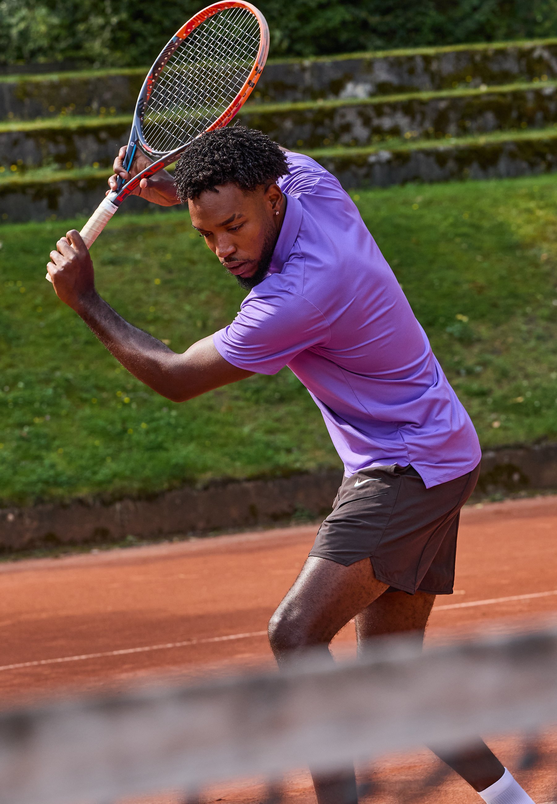 Nike Performance COURT ADVANTAGE - Polo tričko - black