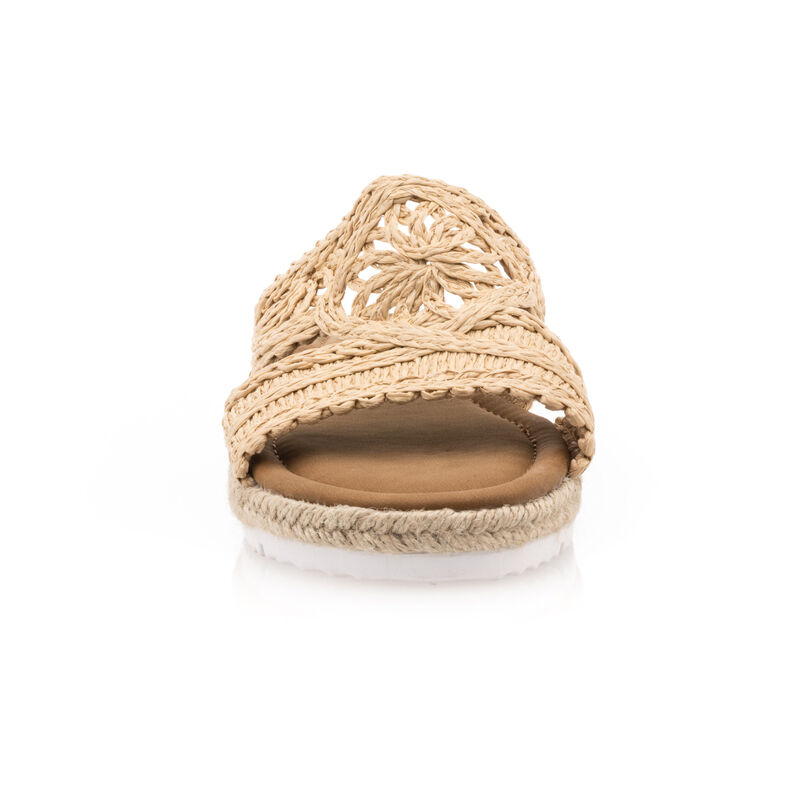 Zuecos/mules beige para mujer