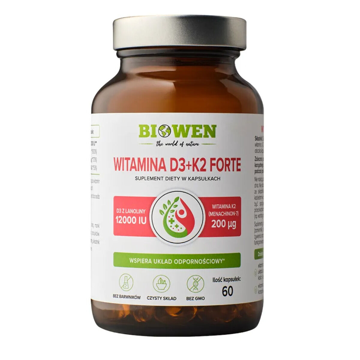 Biowen Vitamin D3 + K2 Forte 12000 IE