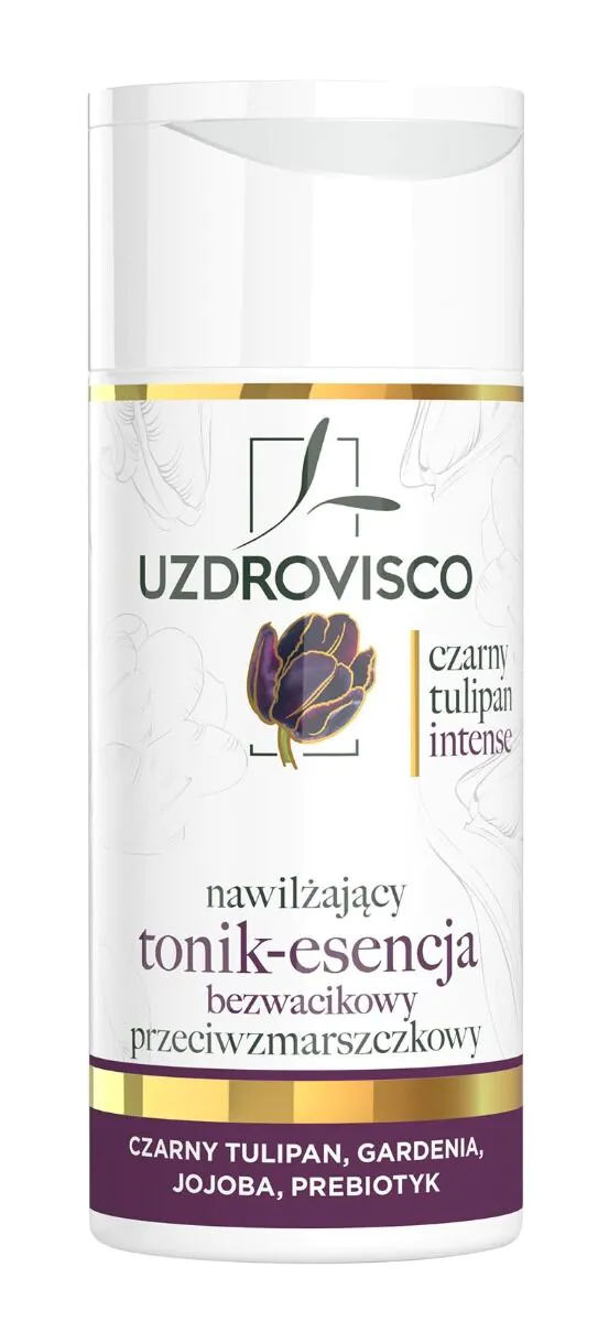 Uzdrovisco Czarny Tulipan Intense - Nawilżający tonik-esencja przeciwzmarszczkowy 150ml