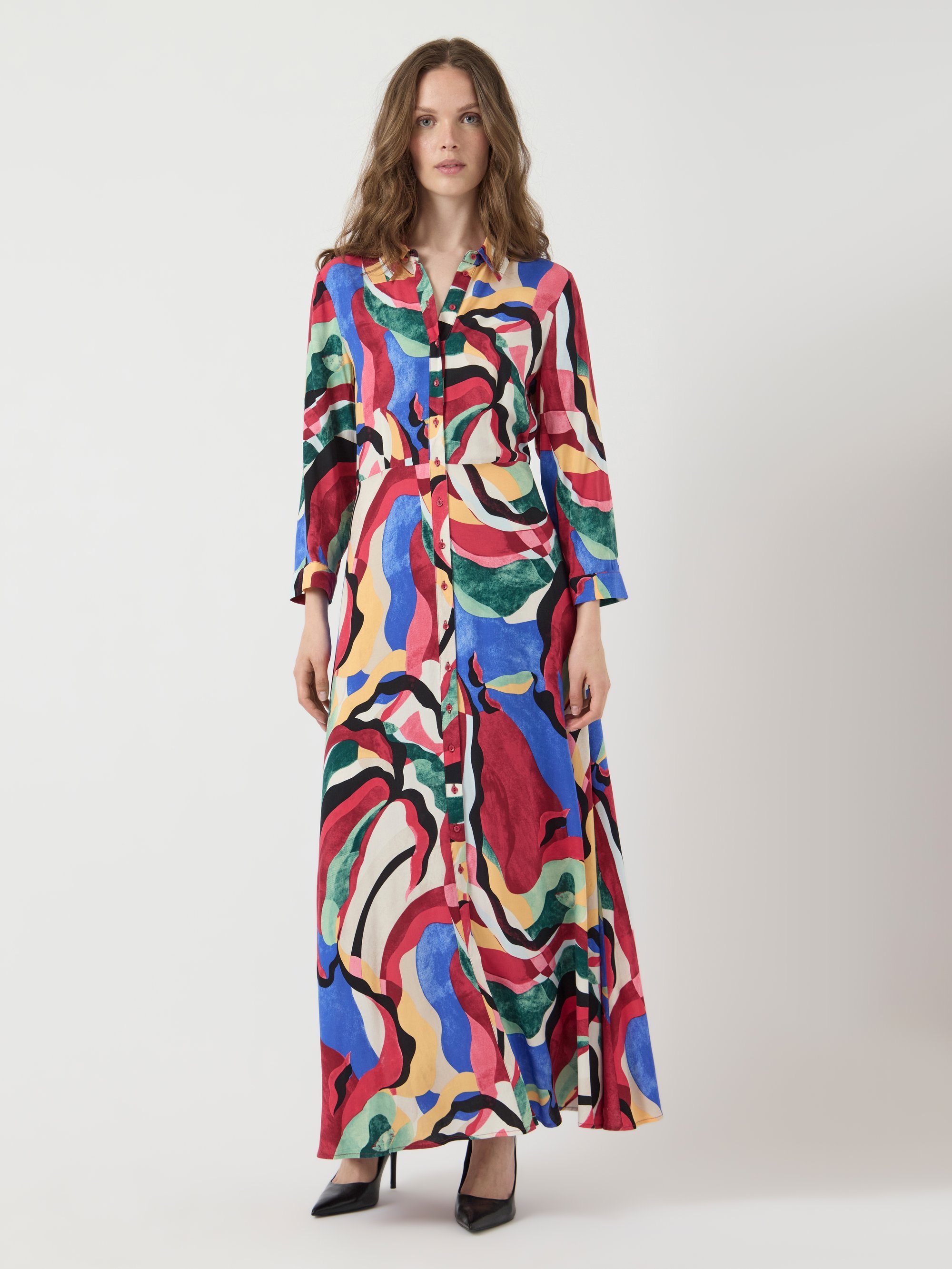 YAS YASSAVANA - Hemdkleid - mehrfarbig