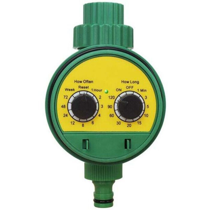 Minuterie d'arrosage automatique - PZCC - Programmation multiple - Écran LCD - Compatible 1/2 et 3/4 pouce