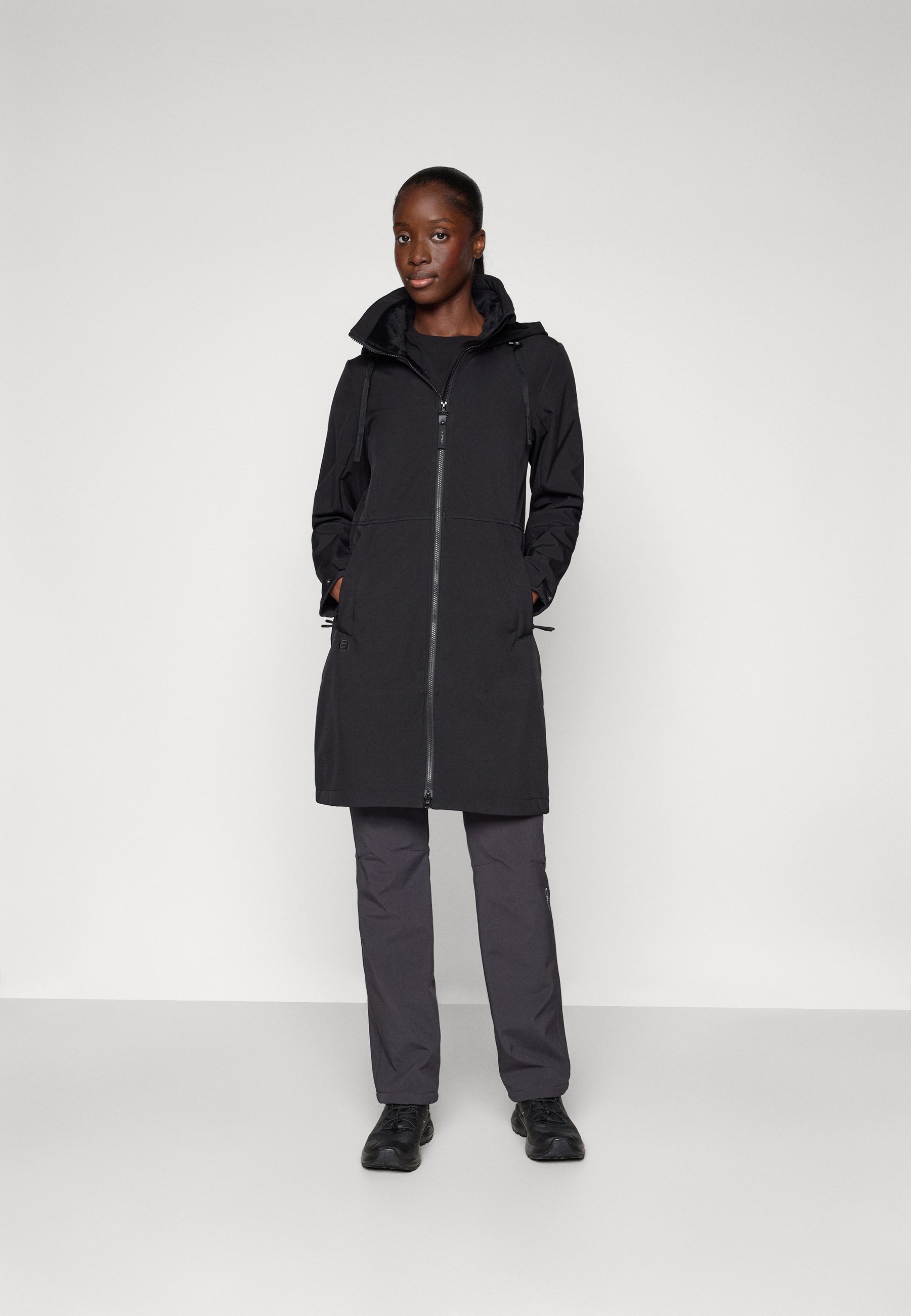 Icepeak AGARAM - Softshelljack - basic zwart