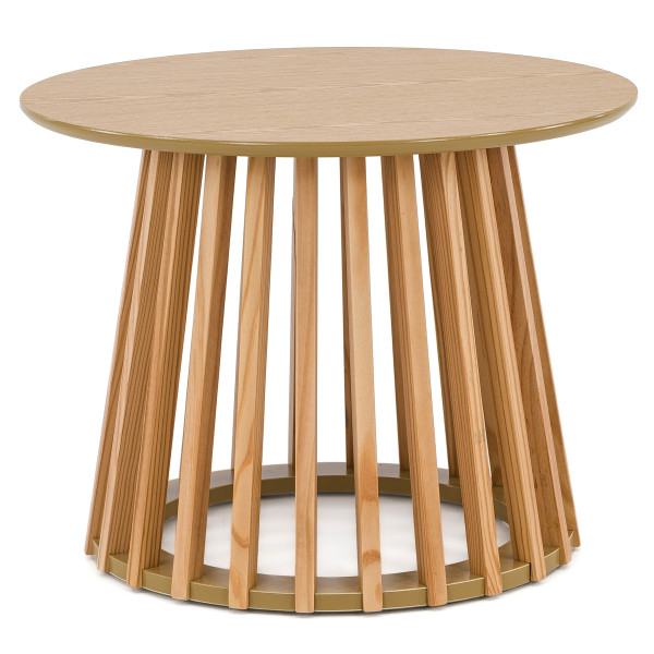 Stolik kawowy okrągły YY1960N | 60cm | Naturalny