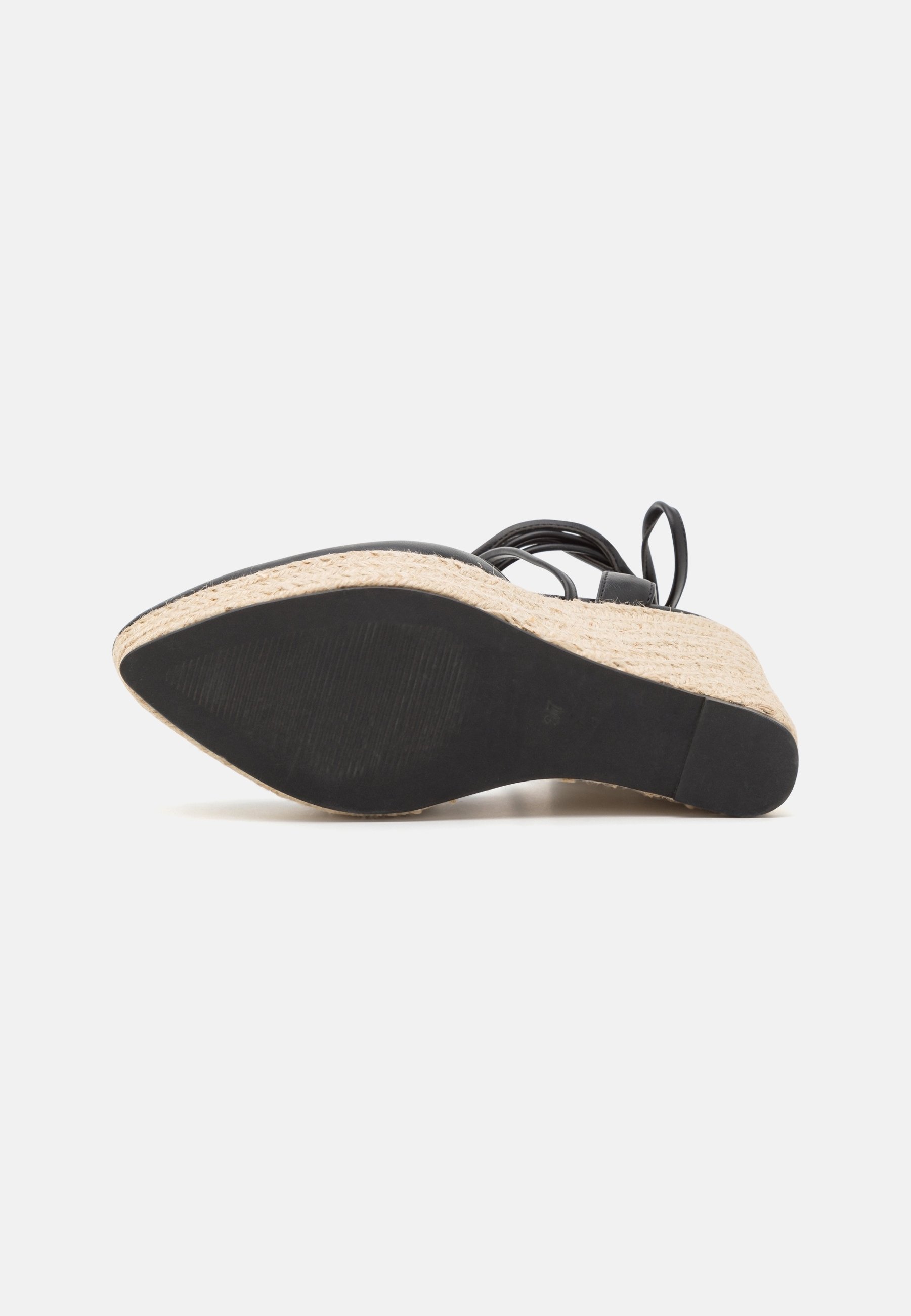 Even&Odd sandalen met brede pasvorm en hoge hakken - zwart