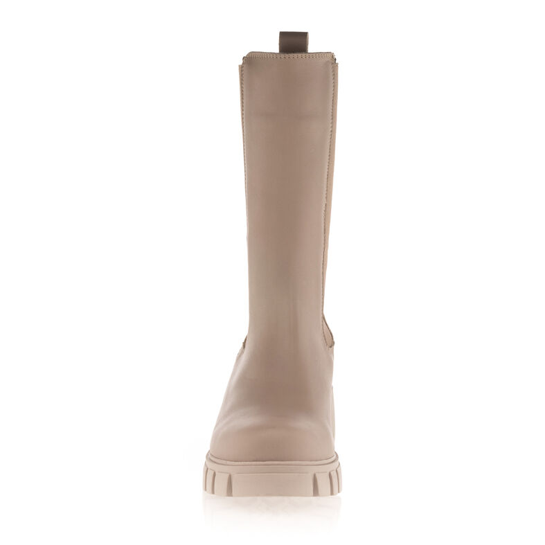 Beige dameslaarzen / enkellaarzen
