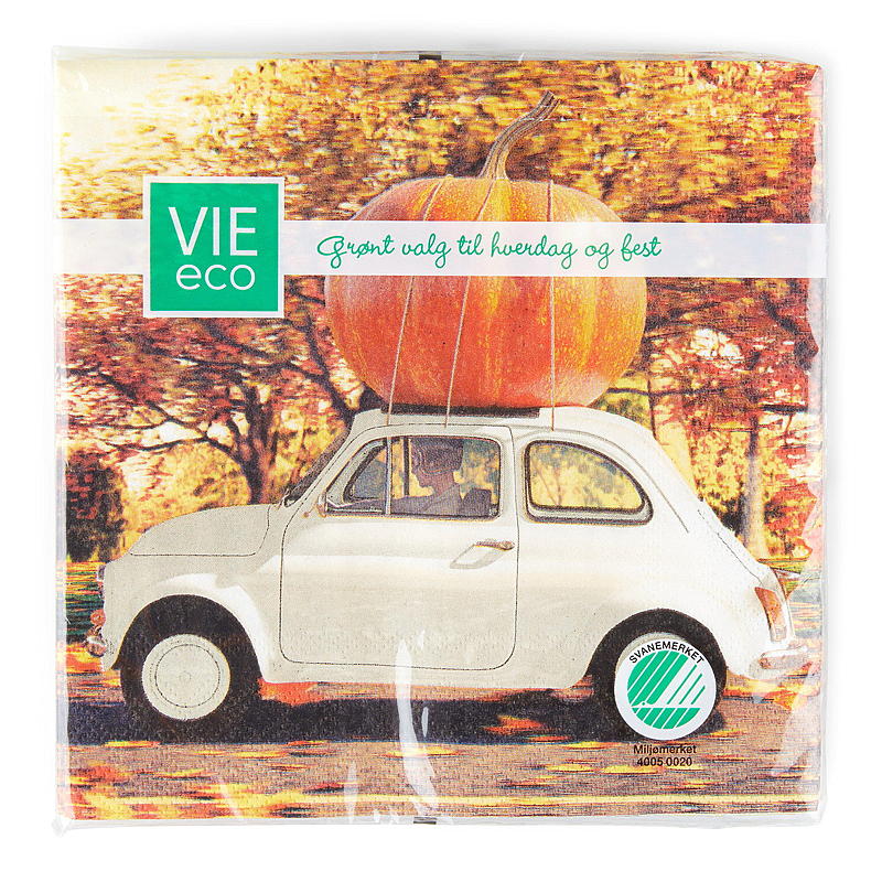 Vie Eco Servetten, verpakking van 20 stuks, 33x33 cm
