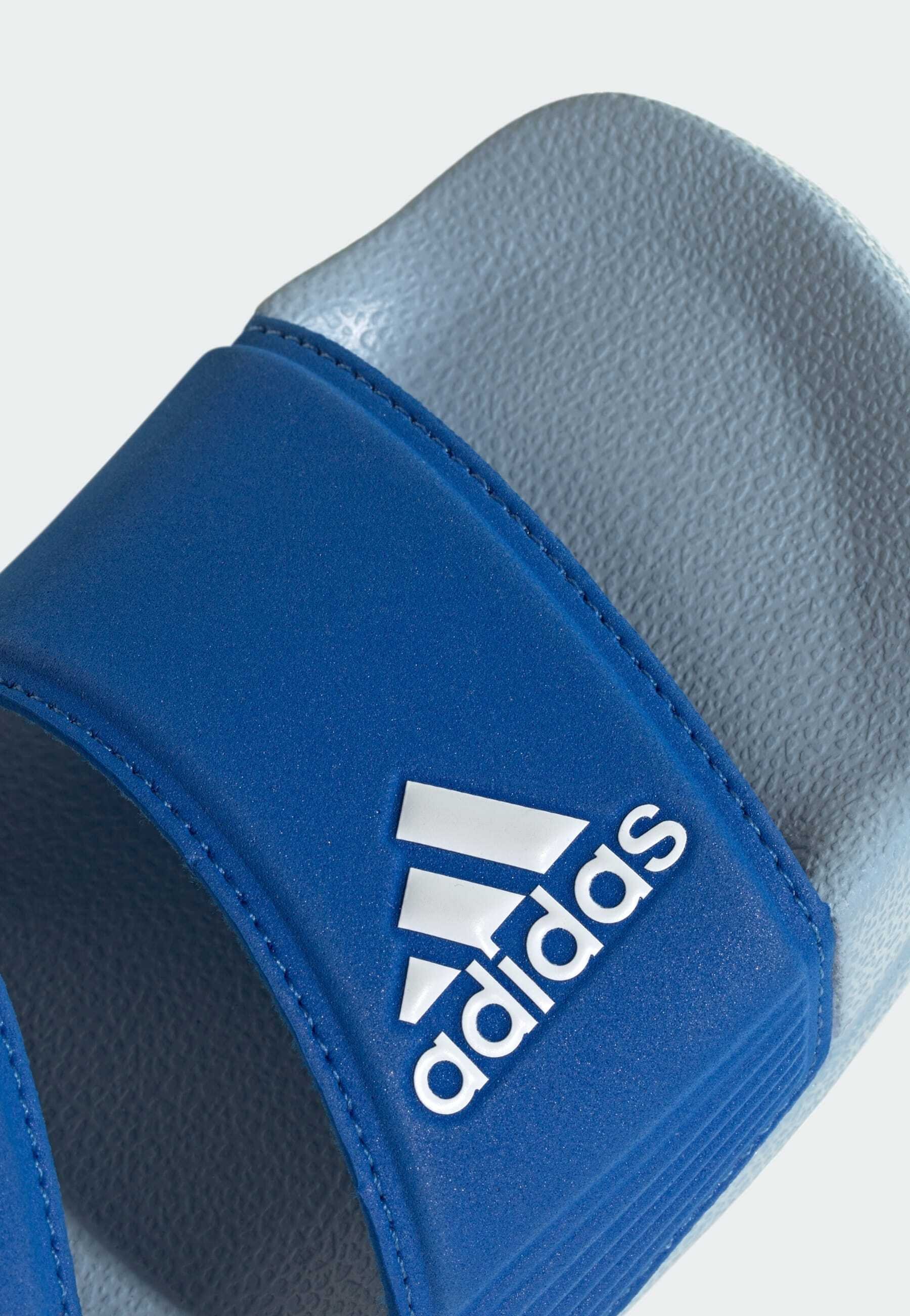 adidas Performance ADILETTE - Sandales de marche - bleu roi éclatant blanc ciel clair