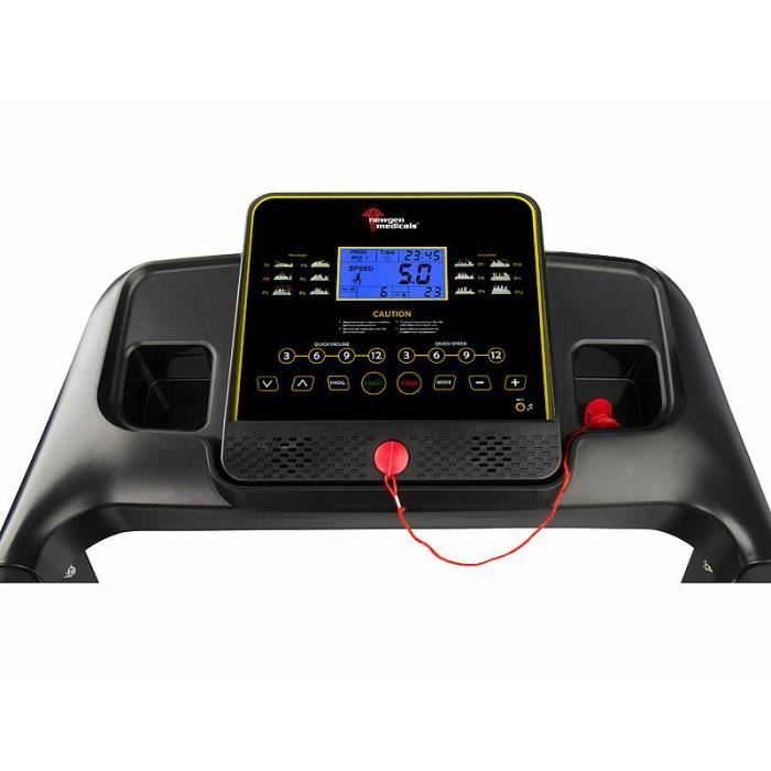 Tapis de course professionnel - LF - 522 - Connecté - Inclinaison 15° - Vitesse 16 km/h - 12 programmes