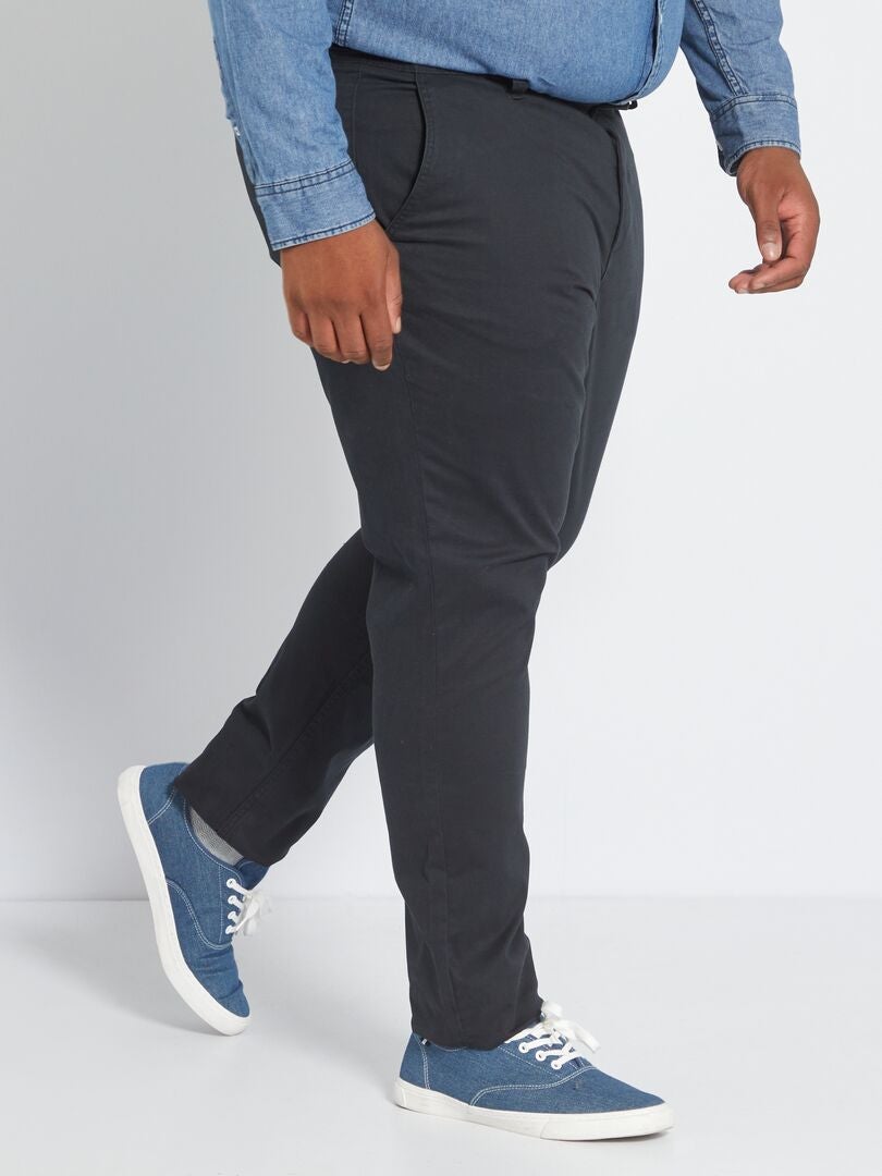 Slim fit chino broek maat L32 - Zwart