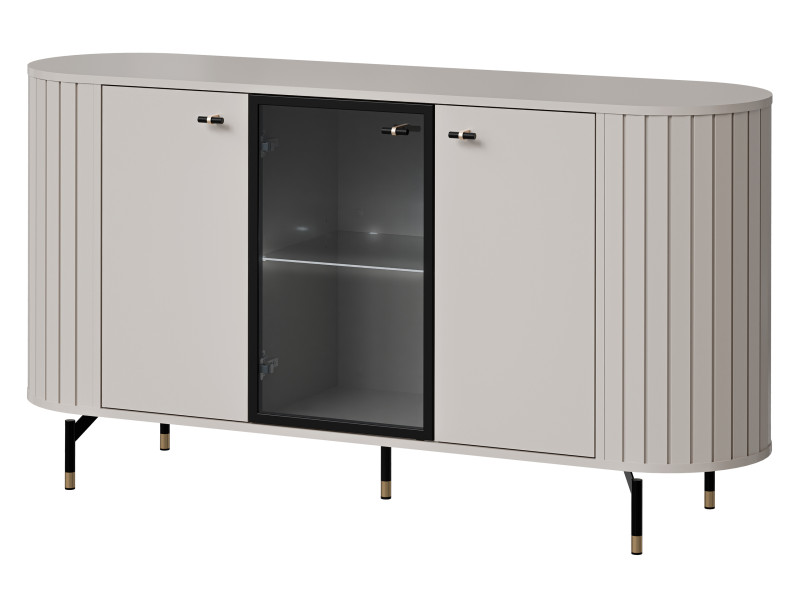 Komoda pokojowa Zante 150 2D1W 03 z oświetleniem LED
