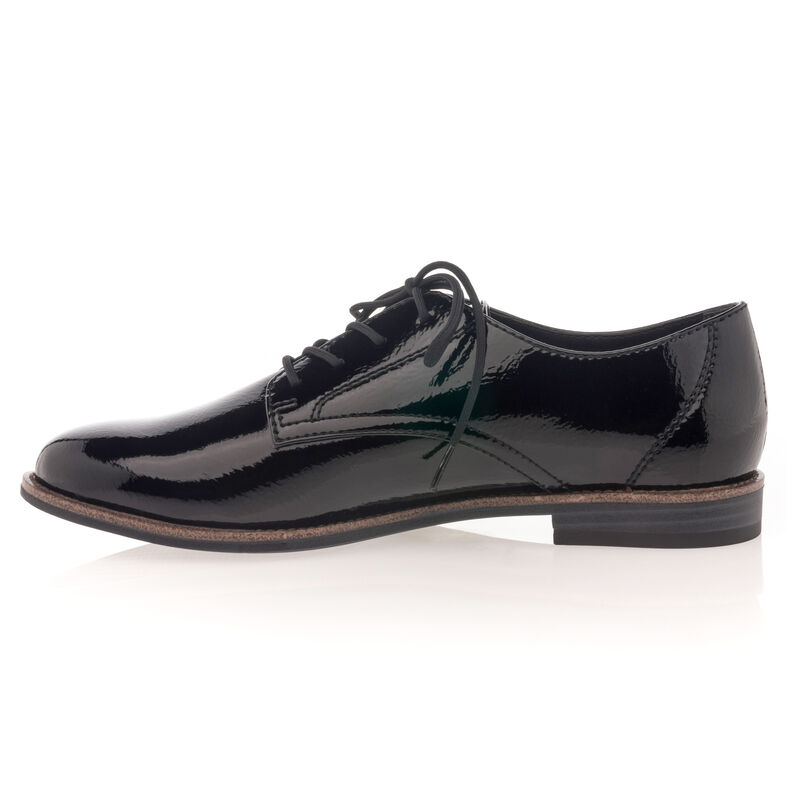 Schwarze Schnürschuhe für Damen / Derby-Schuhe