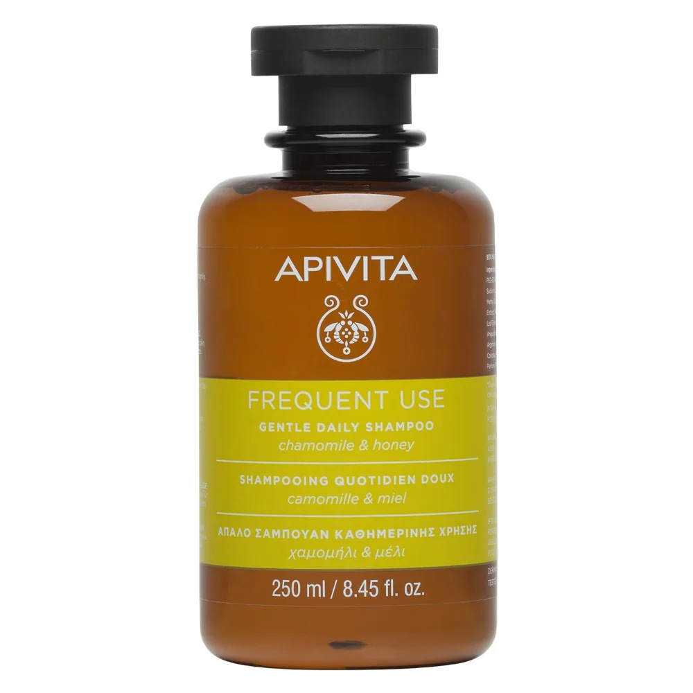 APIVITA Apivita milde dagelijkse shampoo voor frequent gebruik 250 ml kamille en honing