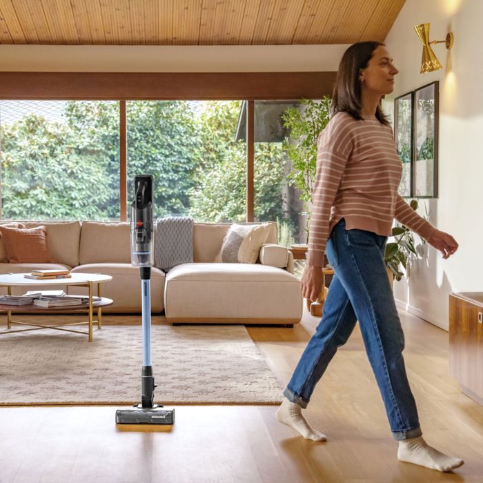 BISSELL PowerClean FurFinder Select - Aspirapolvere a bastone - 200 W - 40 min - 0,4 L - Nero / Blu lago