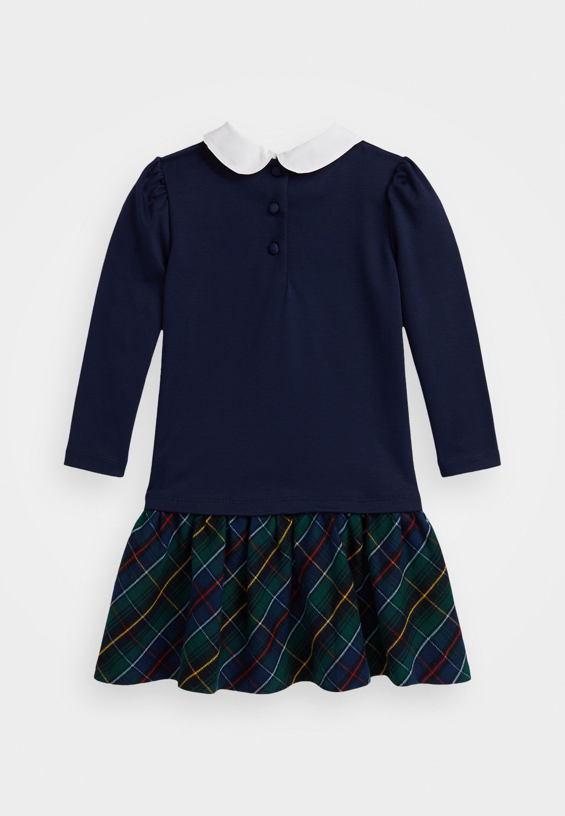 Polo Ralph Lauren geruite rok Ponte jurk - Dagjurk - cruise marineblauw