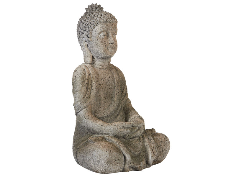 Figurka ozdobna MgO budda szary