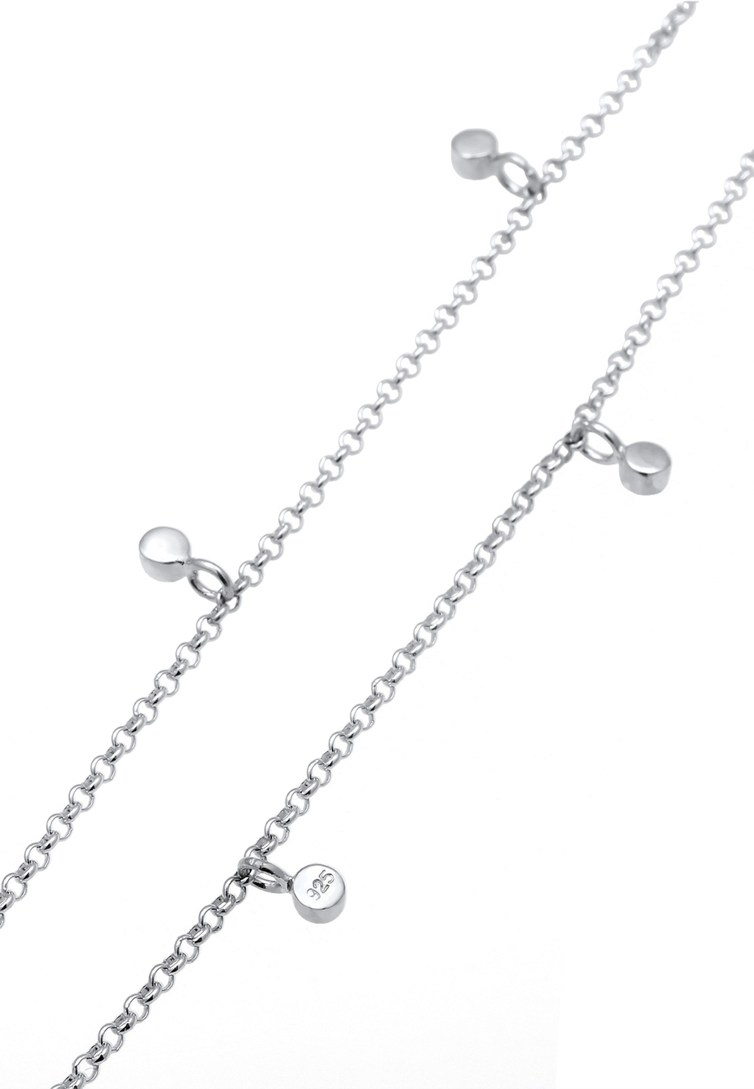 Elli Femmes Solitaire avec cristaux en argent sterling 925