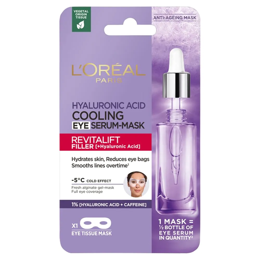 L’Oréal Paris De Revitalift Filler Maska na tkaninie pod oczy