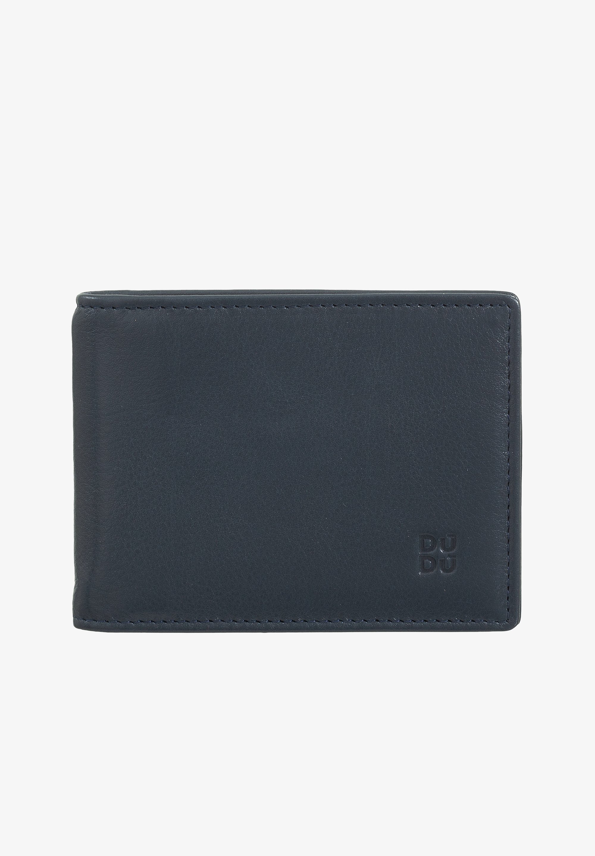 DUDU CON CLIP FERMASOLDI PICCOLO SOTTILE CON PROTEZIONE RFID - Portafoglio - navy
