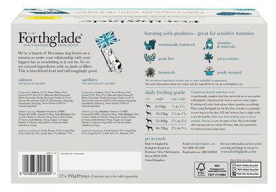 Forthglade Alleinfuttermittel getreidefrei für ausgewachsene Hunde – Fischbox