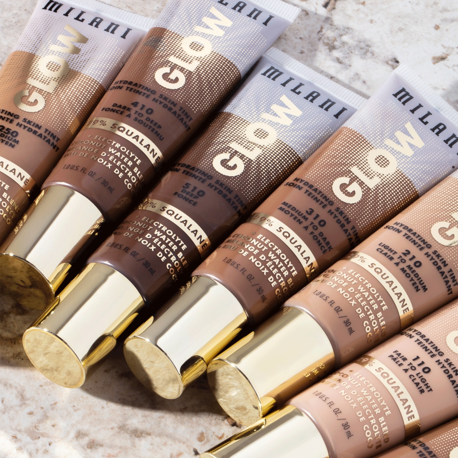 Milani Foundation Glow mitrinošs ādas tonis - 30 ml