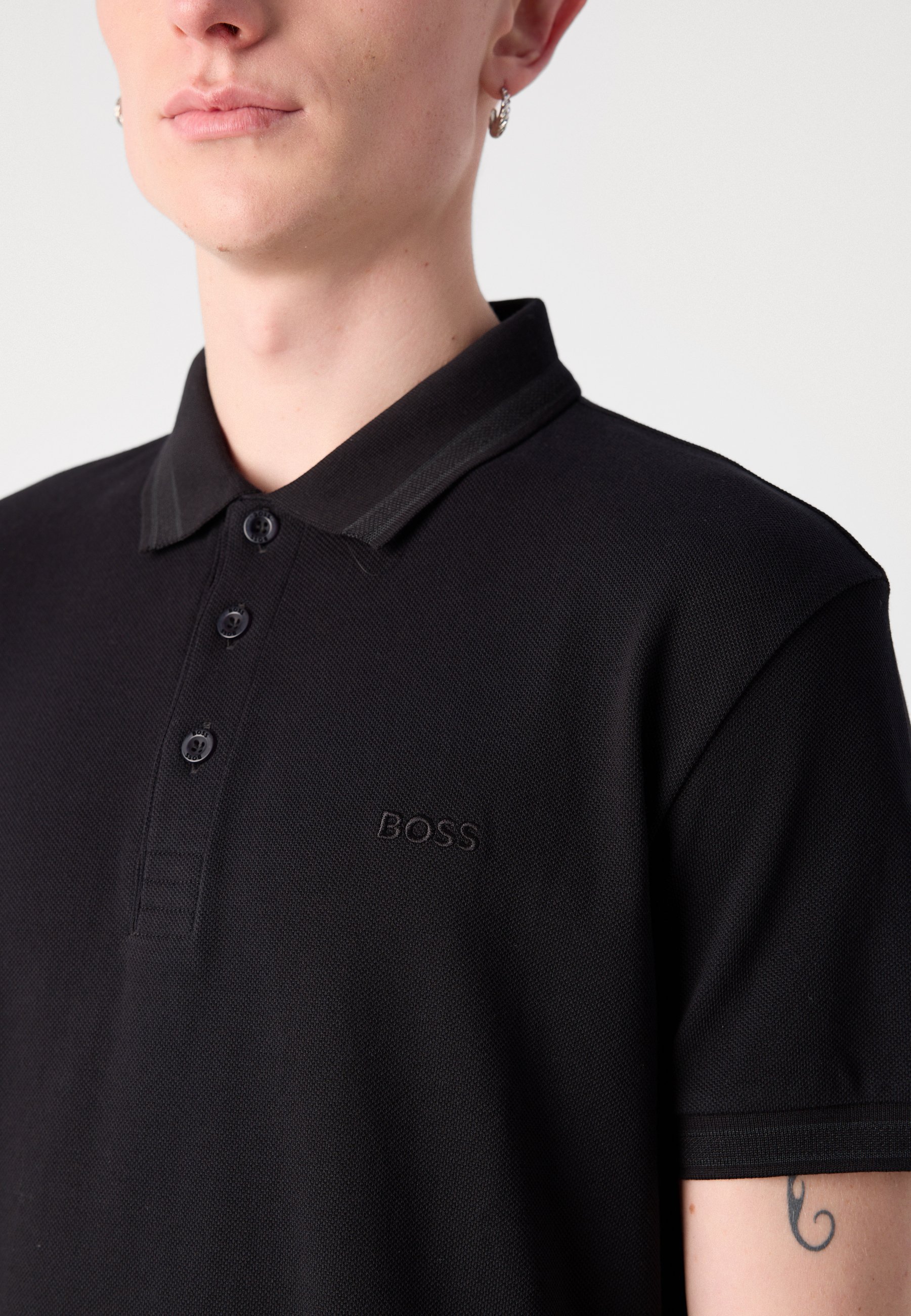 BOSS PADDY - Polo marškinėliai - juodi