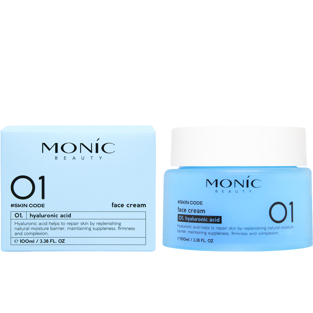 Monic Beauty #SKIN CODE 01. Acide hyaluronique et allantoïne