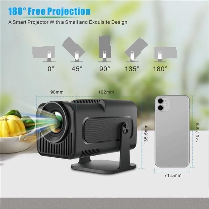 Vidéoprojecteur - HY320 - Android 11 - 4K - 300 ANSI Lumens - BT 5.0