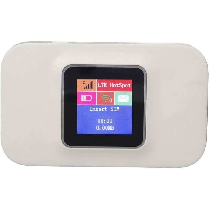 Portable 5G Travel WiFi, Mobile WiFi Router with WiFi Encryption Function, Pocket-Sized MiFi Mobile Hotspot, Supports