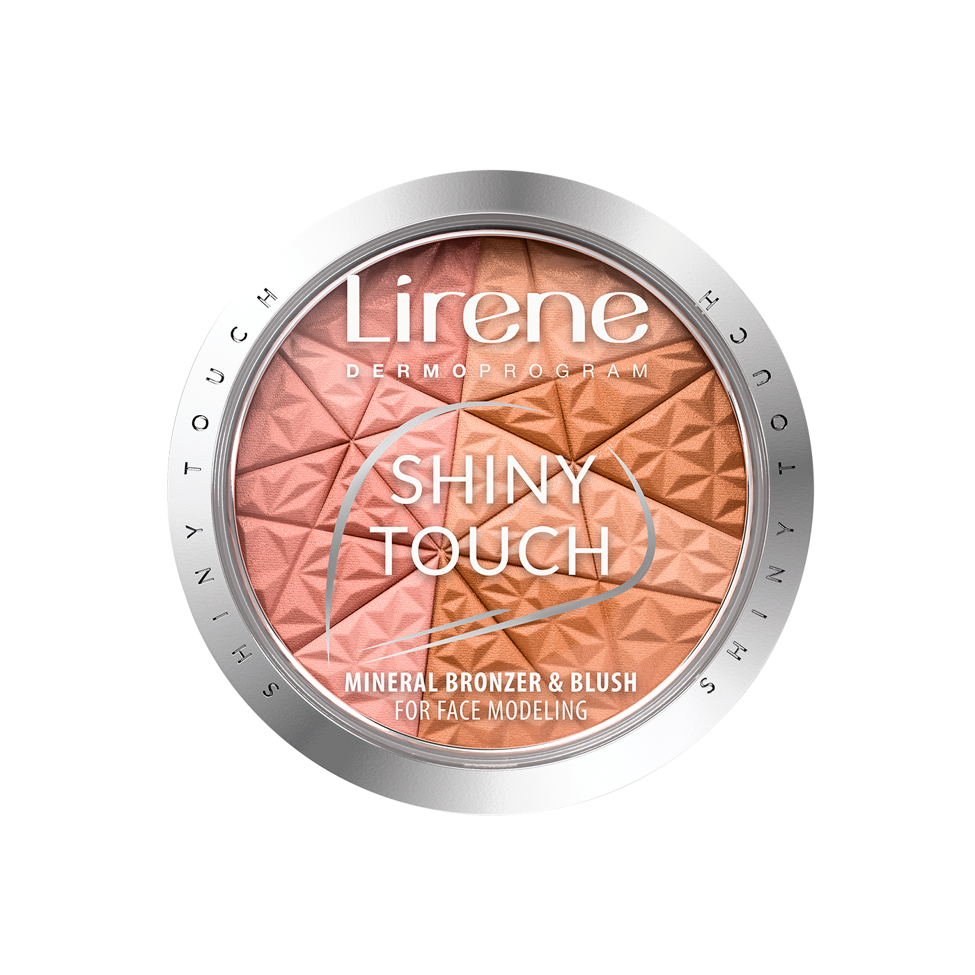 Bronceador Lirene con colorete mineral en tono piedra para contornear el rostro ovalado 9 g