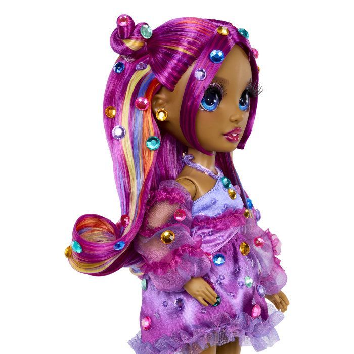 Rainbow High - Be Dazzling Fashion Doll - Noemie Violette - 28 cm - Gemme scintillanti e accessori inclusi