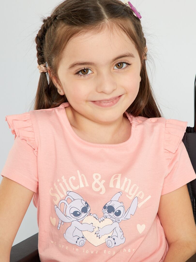 Camiseta estampada 'Disney' - ROSA