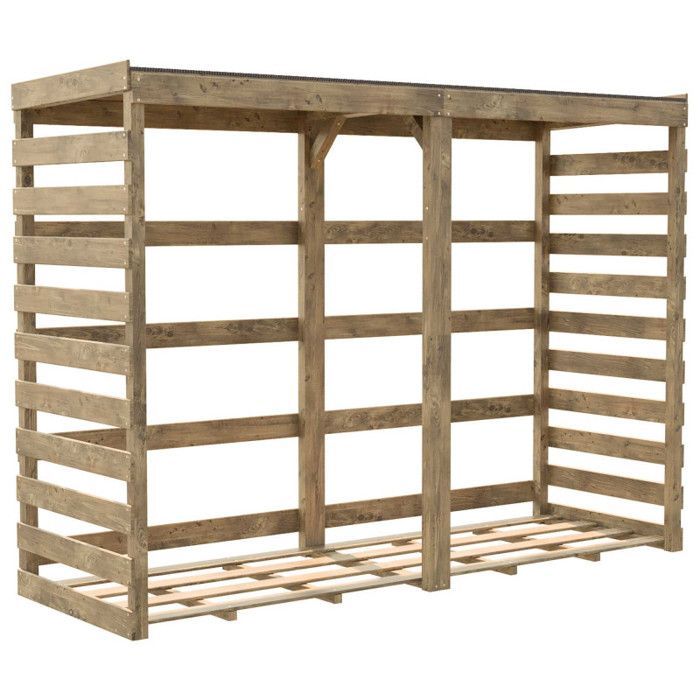 Riparo in legno XL 238x82x174 cm