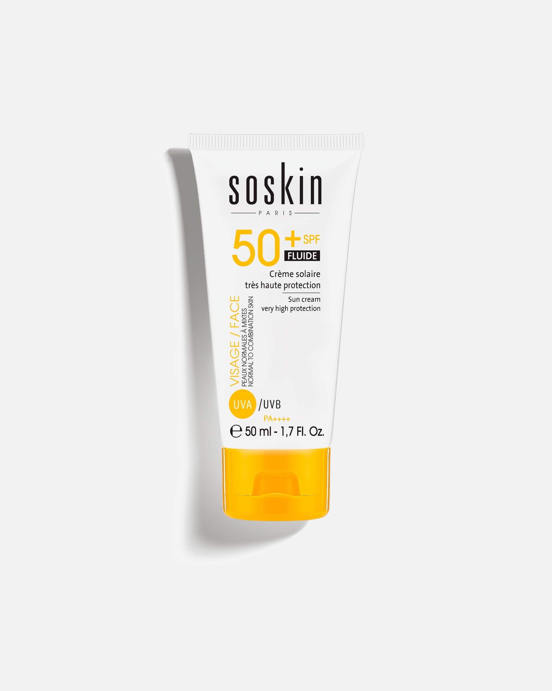 Soskin Low-Tox® Crème Solaire Très Haute Protection Spf50+ Fluide