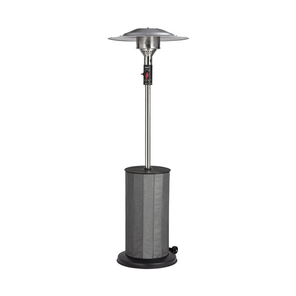 Fancy patio heater, including weather protection cover