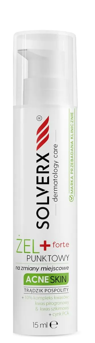 Solverx Acne Skin Forte Żel Punktowy