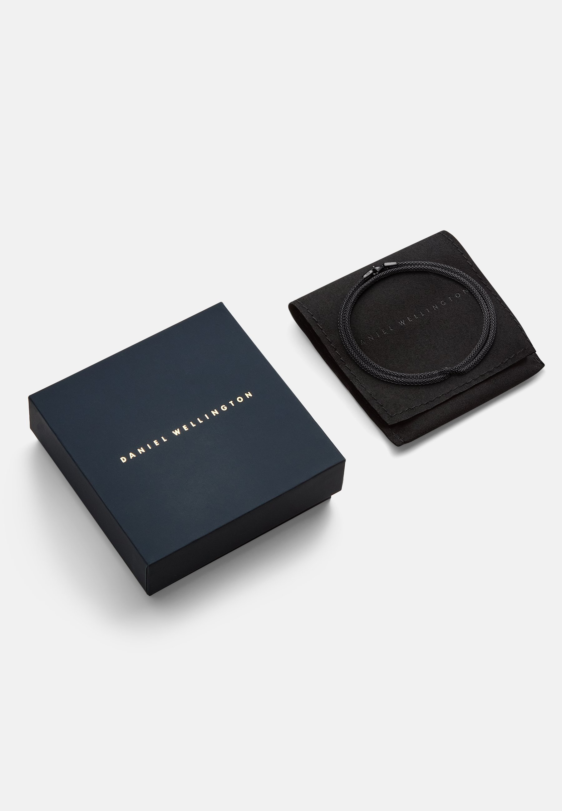 Daniel Wellington TIDE MESH KETTING ZWART 2.8 - Halsketting - zwart
