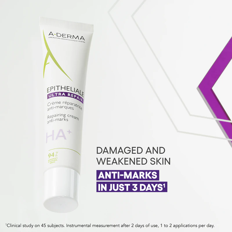 A-Derma Epitheliale AH Ultra Repair Creme Reparador Anti-Marcas para pele irritada