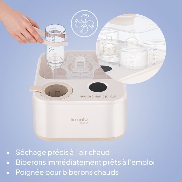 LIONELO SteamUP Flessenwarmer - Flessensterilisator - Droger - BPA-vrij