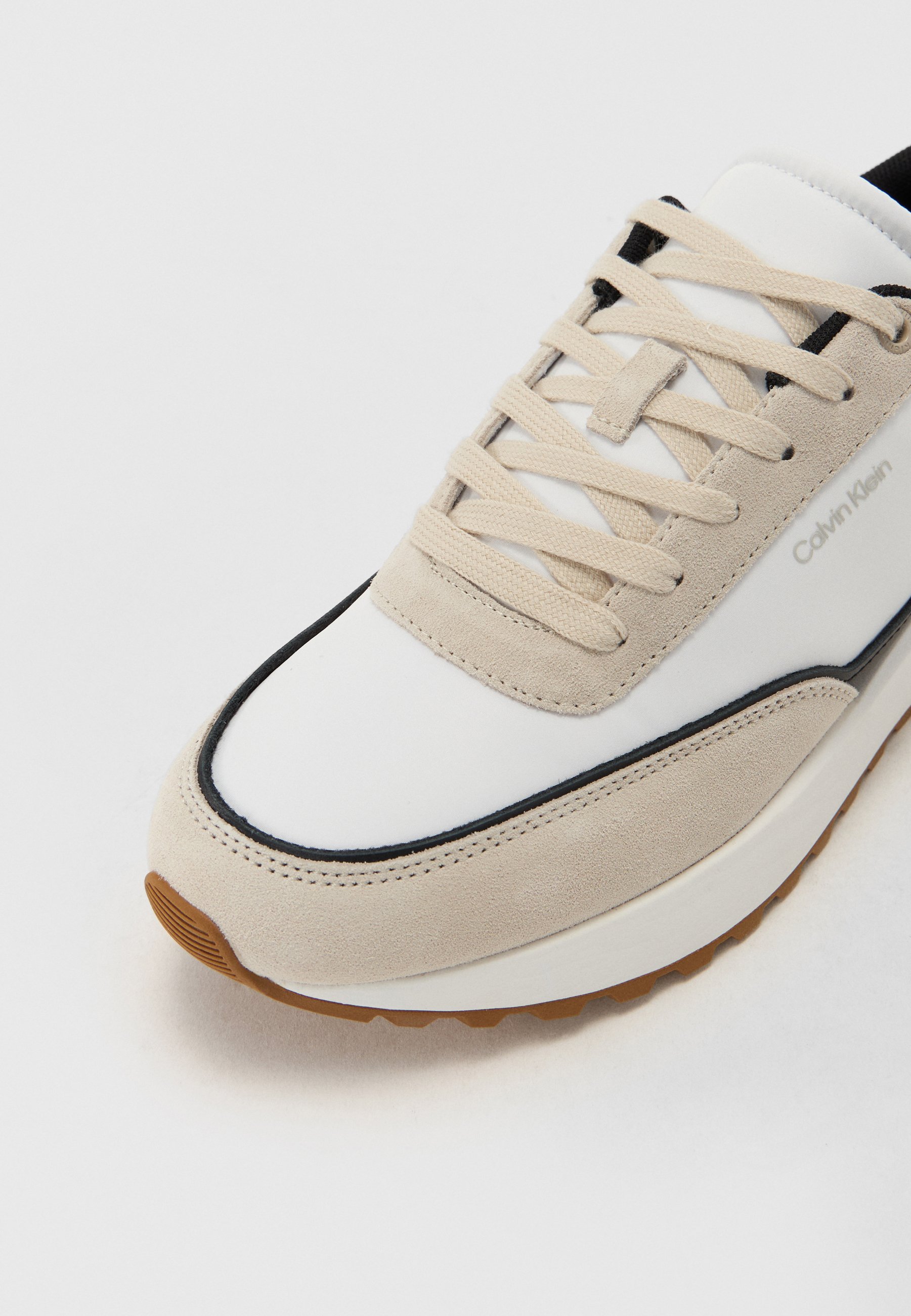Calvin Klein Joggesko - steinbeige/hvit/tørket oregano