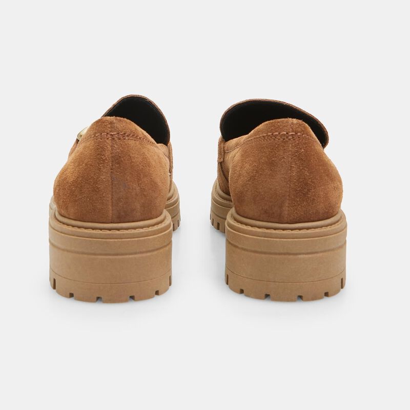 Suède mocassins voor dames