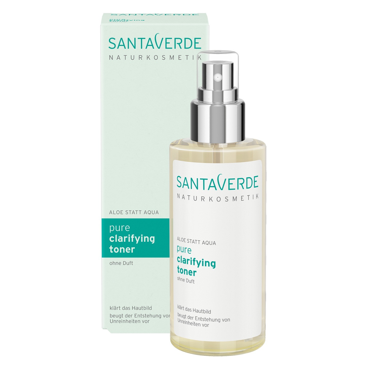 Santaverde Pure čistilni tonik za obraz, brez dišav - 100 ml